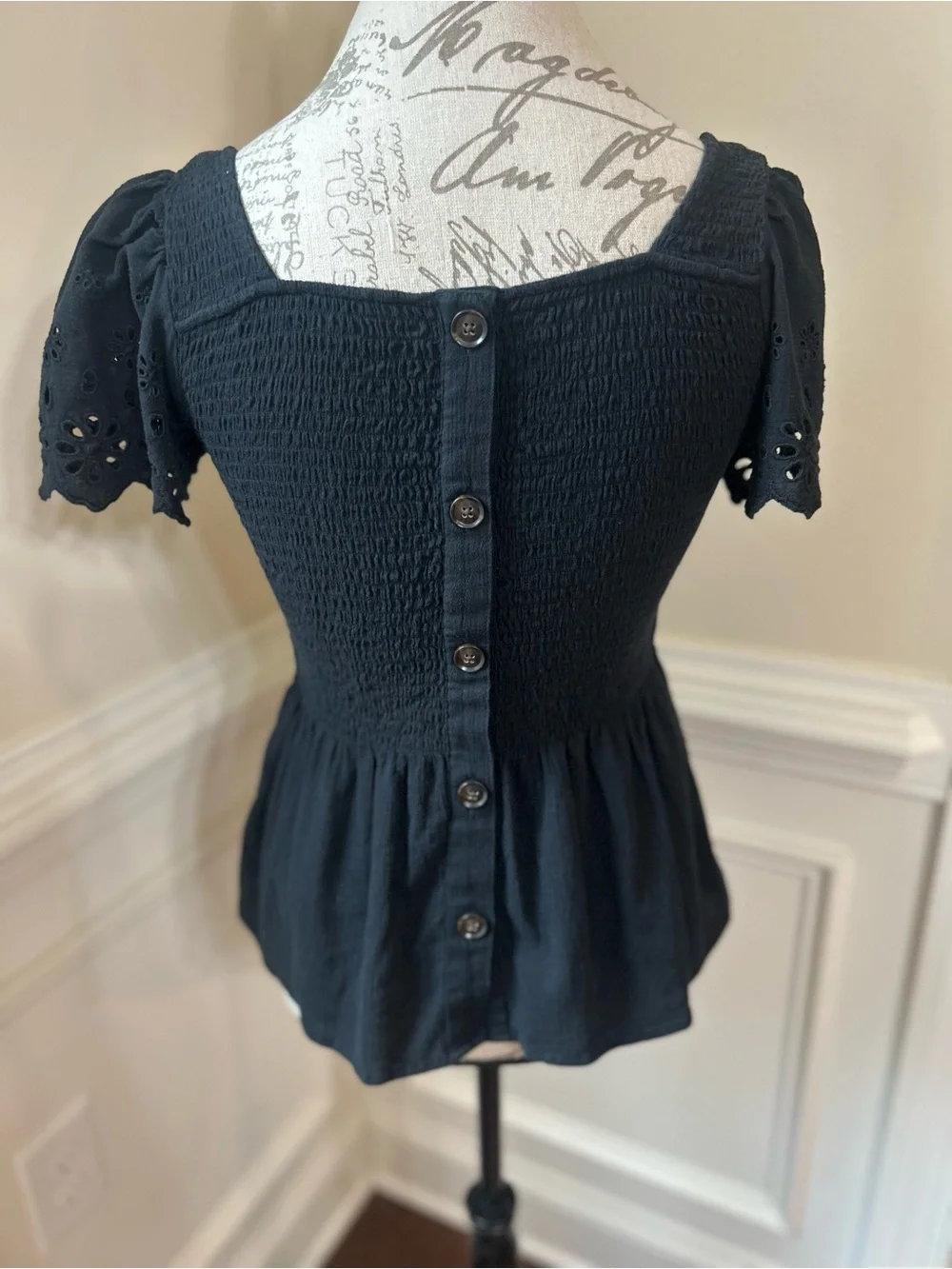 Madewell smocked bodice
